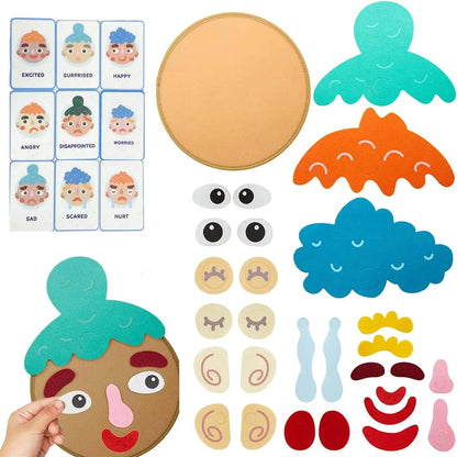 Kids Social Emotional Learning Face Board Activity Set