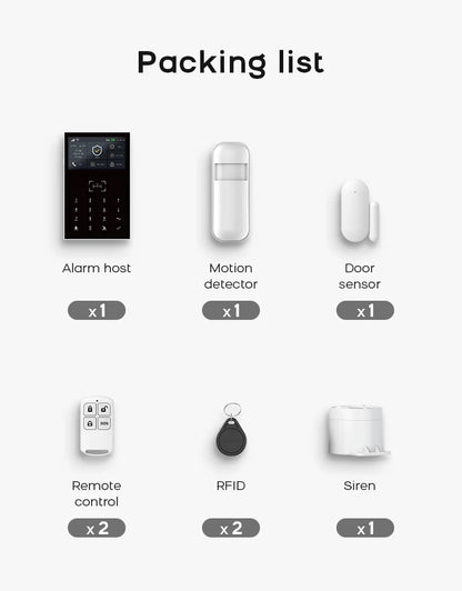 Smart 4G WiFi Home Alarm System