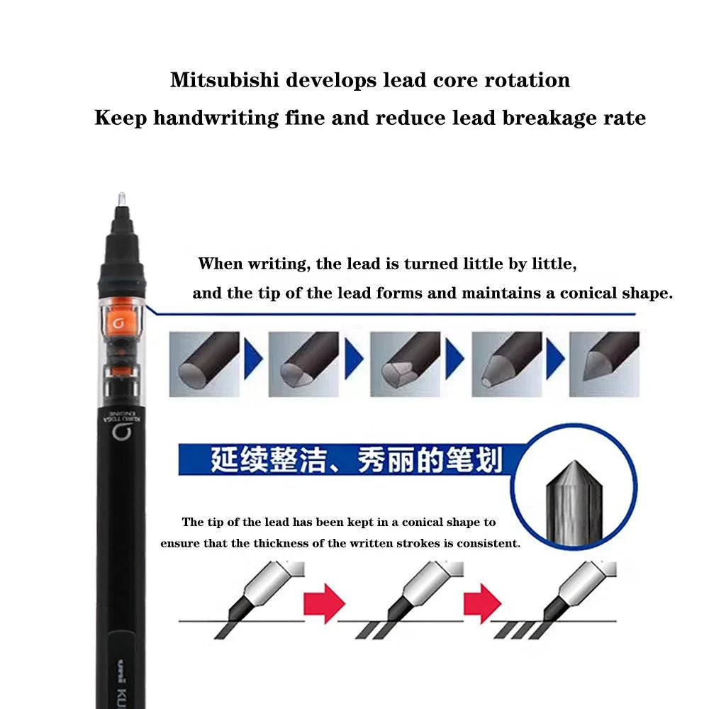 UNI KURU TOGA Mechanical Pencil M5-452 0.5mm