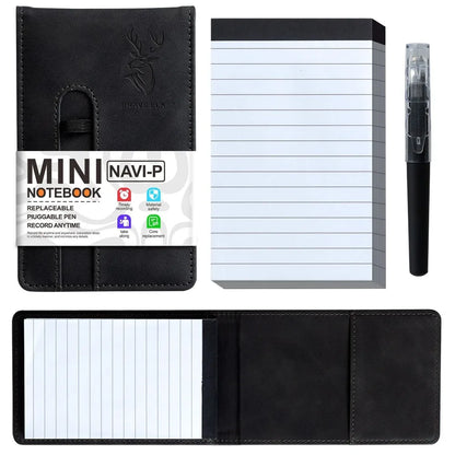 A7 Leather Pocket Notebook Set