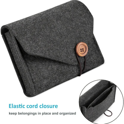 Felt Electronics Organizer Pouch