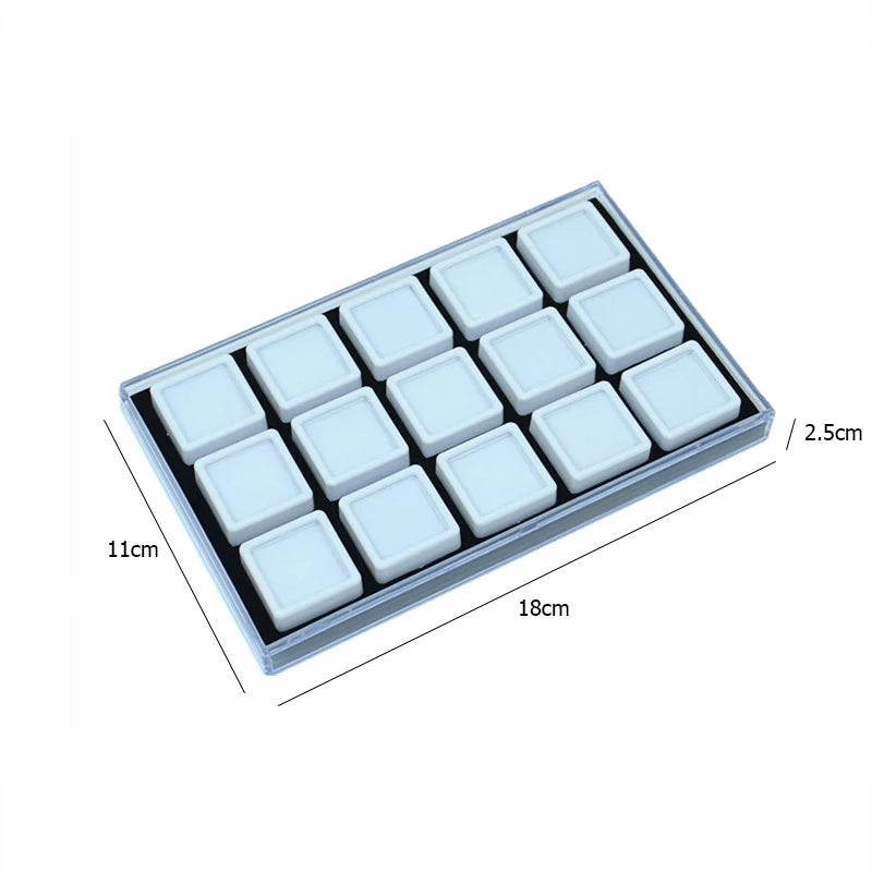 Jewellery Storage Case with Foam Grid Inserts