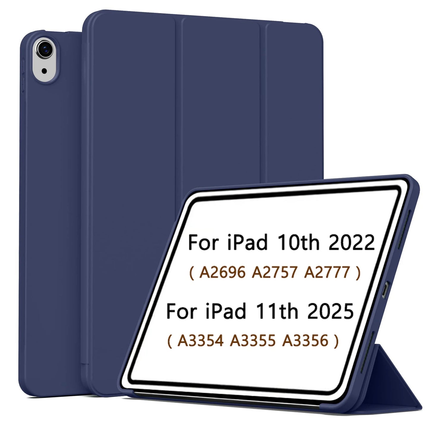 Magnetic Slim Trifold Case for iPad 10th & 11th Generation