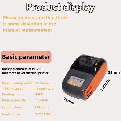 58mm Wireless Inkless POS Receipt Printer
