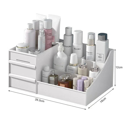Desktop Makeup & Cosmetics Storage Organizer with Drawer