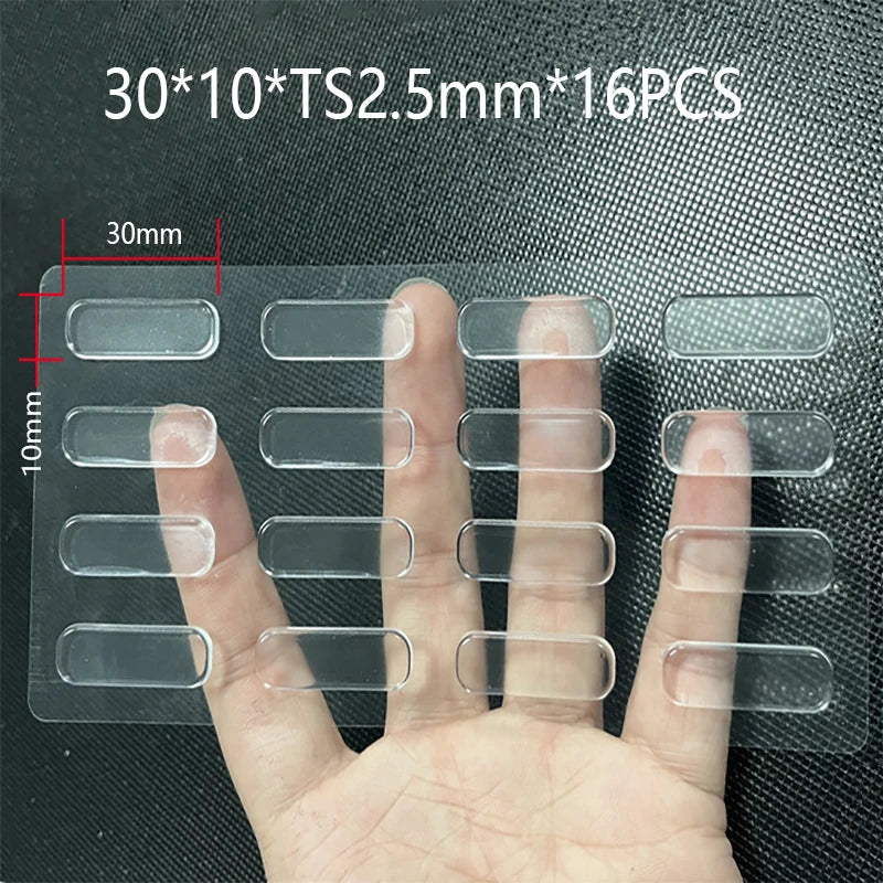 Clear Self-Adhesive Silicone Bumper Pads