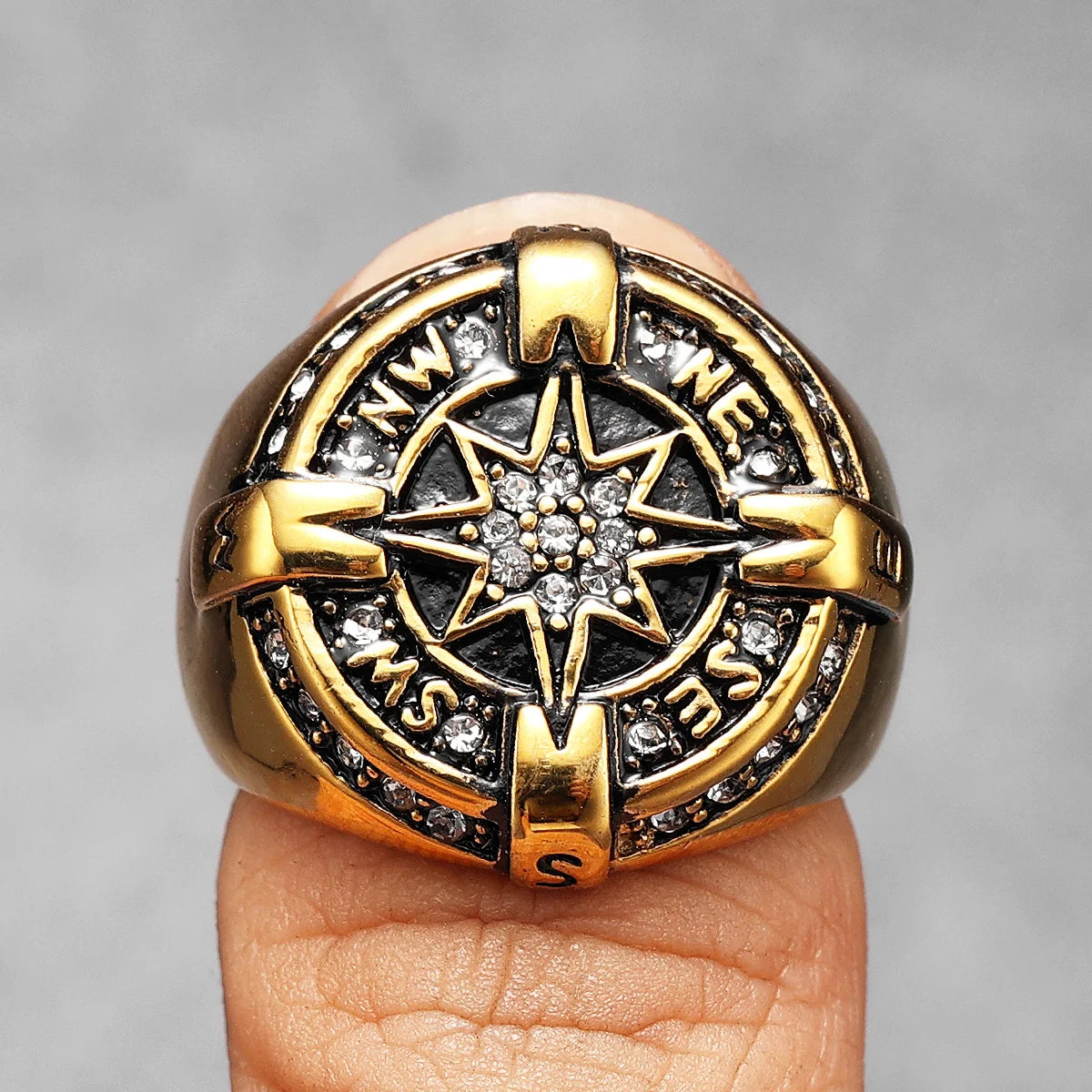 Luxury Compass Ring