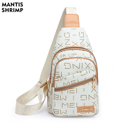 Women’s PU Leather Sling Chest Bag