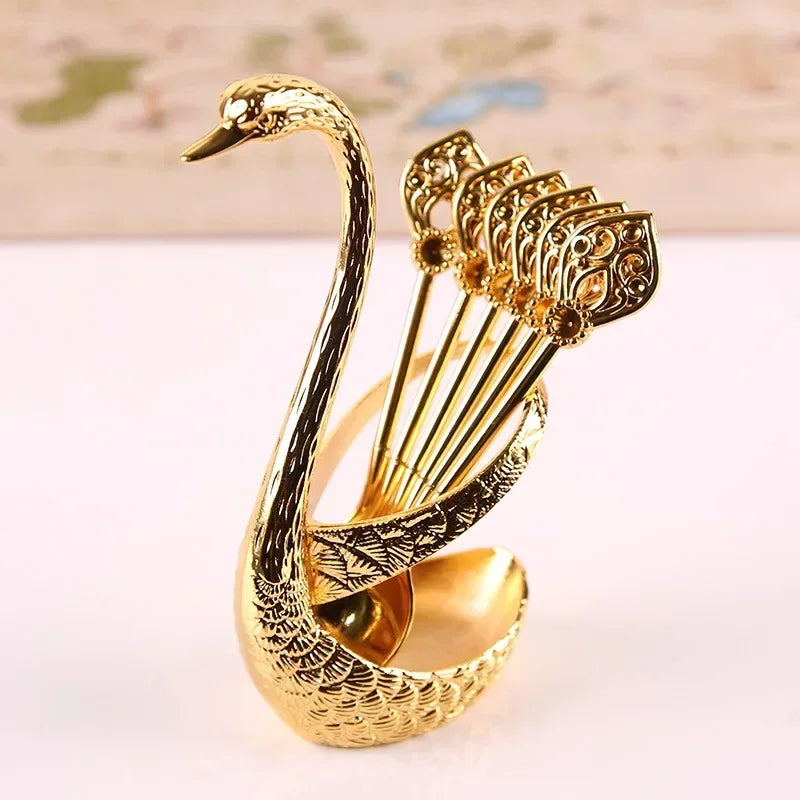 Swan Tableware Holder Set