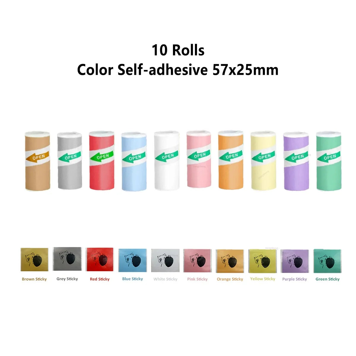 Bluetooth Pocket Thermal Printer & Sticker Paper Set