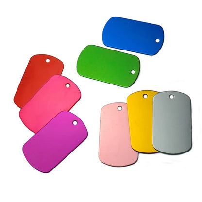 Personalized Aluminum Dog Tags – Custom Pet ID Tags