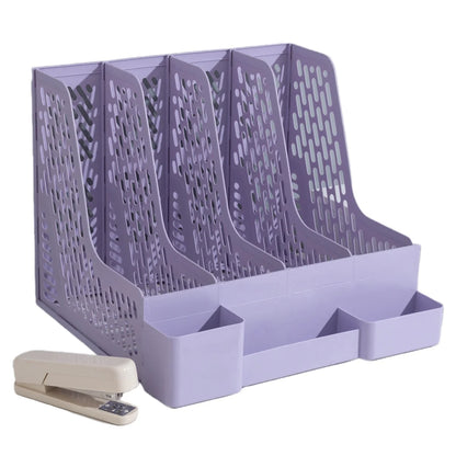 Desktop File Organizer with 4 Columns