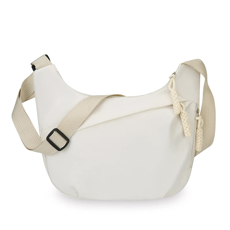 Large Capacity Half Moon Crossbody Bag
