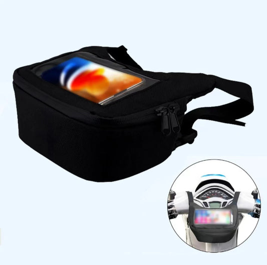 Waterproof Handlebar Bag with Touchscreen Phone Window
