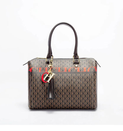 Floral Print Large Capacity Tote Handbag