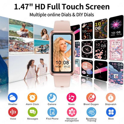 Bluetooth Health & Sports Smartwatch with Custom Dial