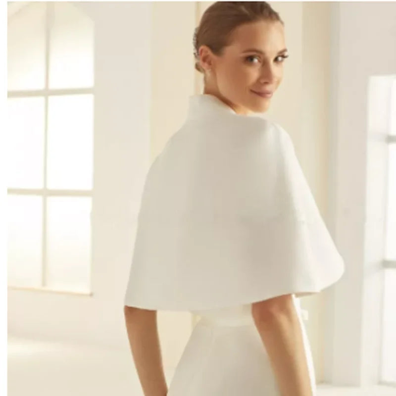 Satin Wedding Cape Jacket