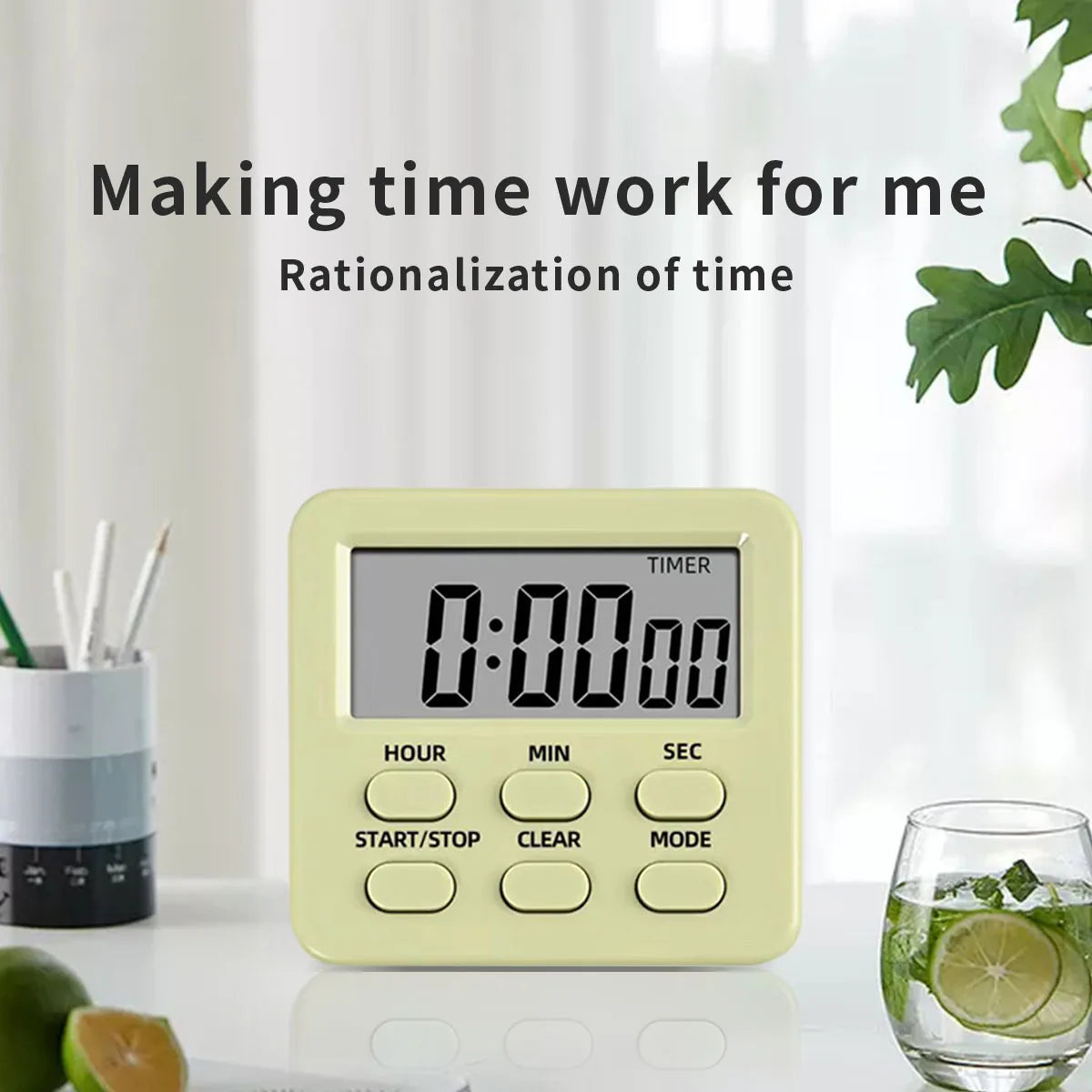 KT THERMO Digital Kitchen Timer & Alarm Clock