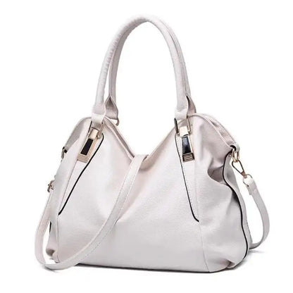 Large Capacity PU Leather Shoulder Tote Bag