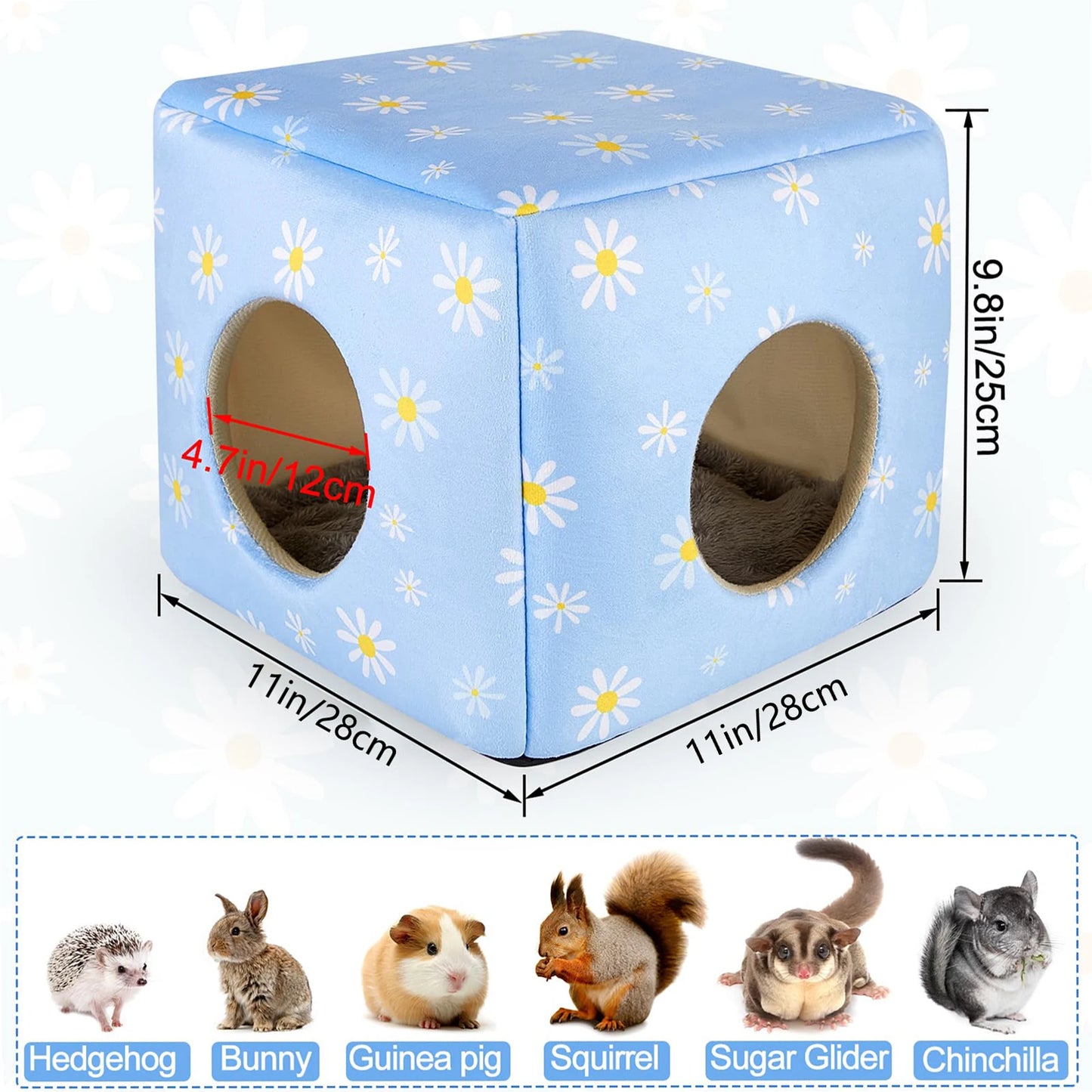 Guinea Pig Hideout Bed for Small Pets