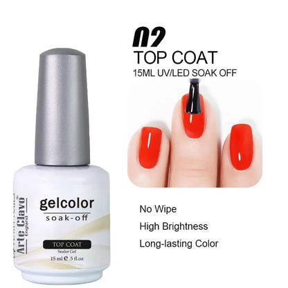Arte Clavo Orange Gel Nail Polish