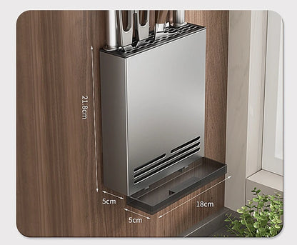 Wall-Mounted Kitchen Storage Rack