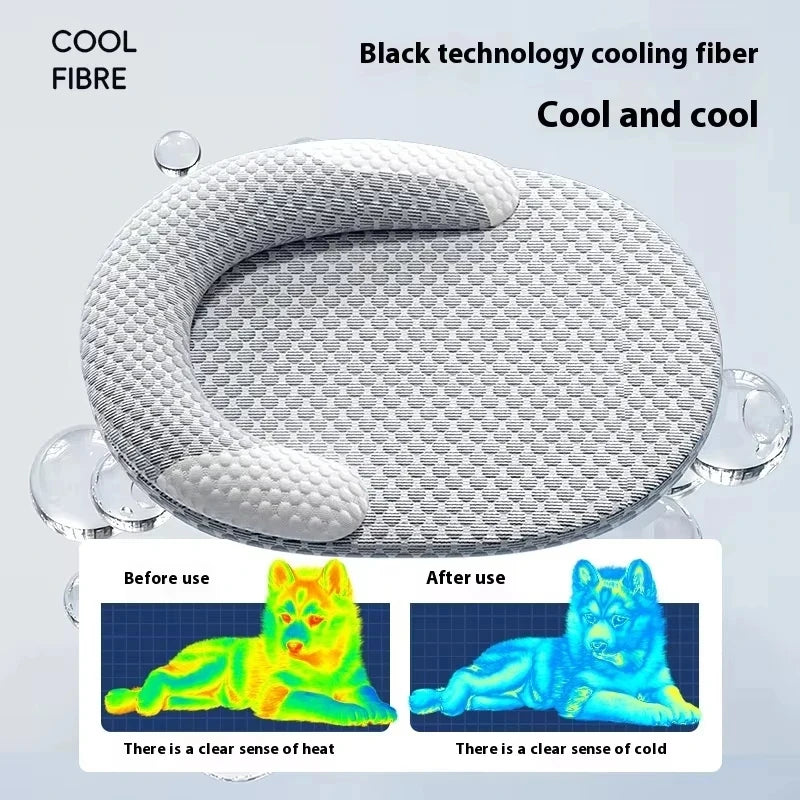 Premium Cooling Pet Lounger Bed