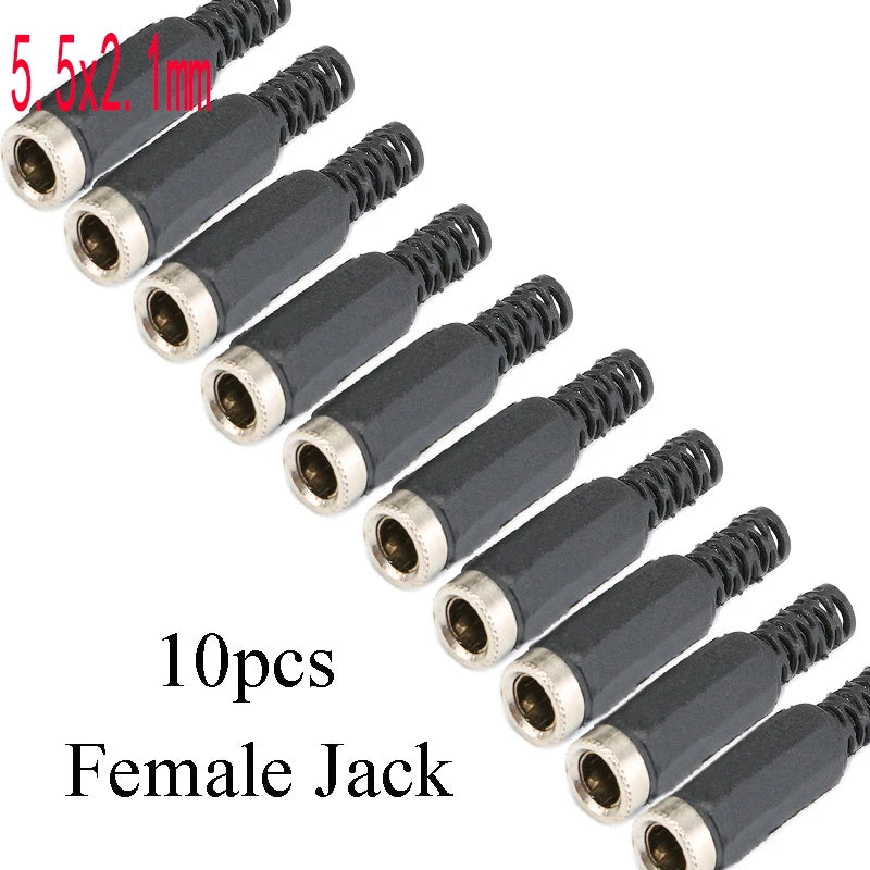 DC Power Plug & Socket Connector Set