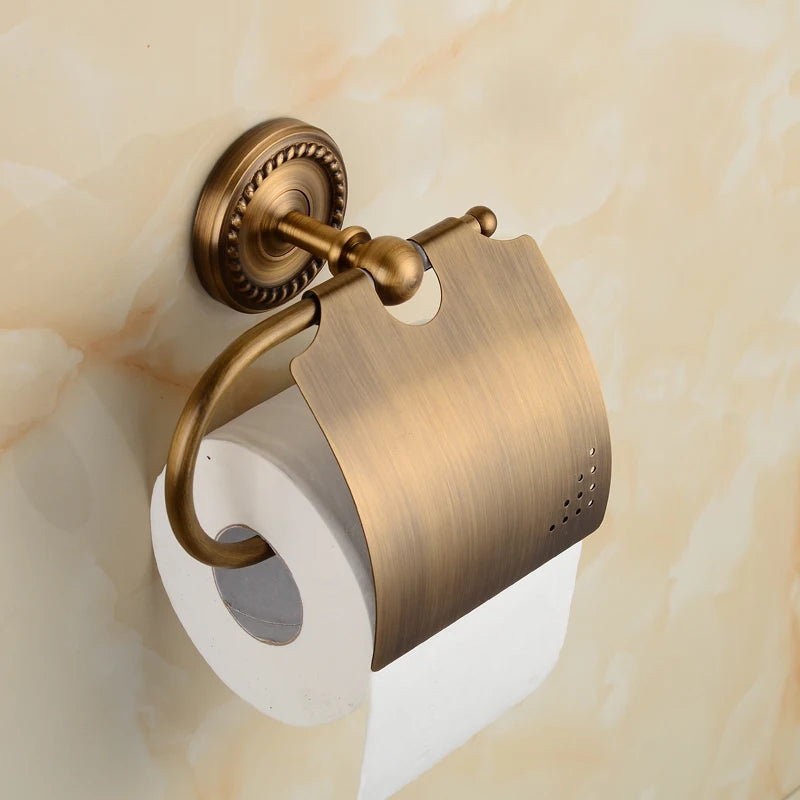 Solid Brass Bathroom Accessories Set