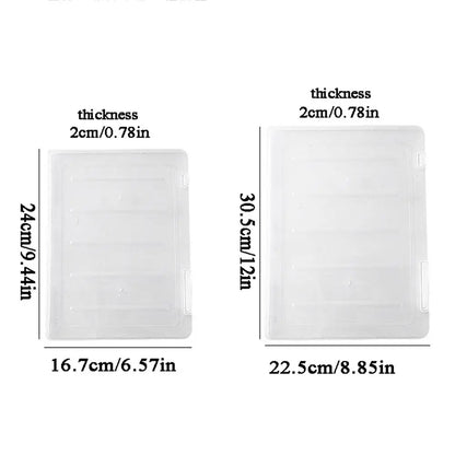 A4 Transparent Document Storage Box