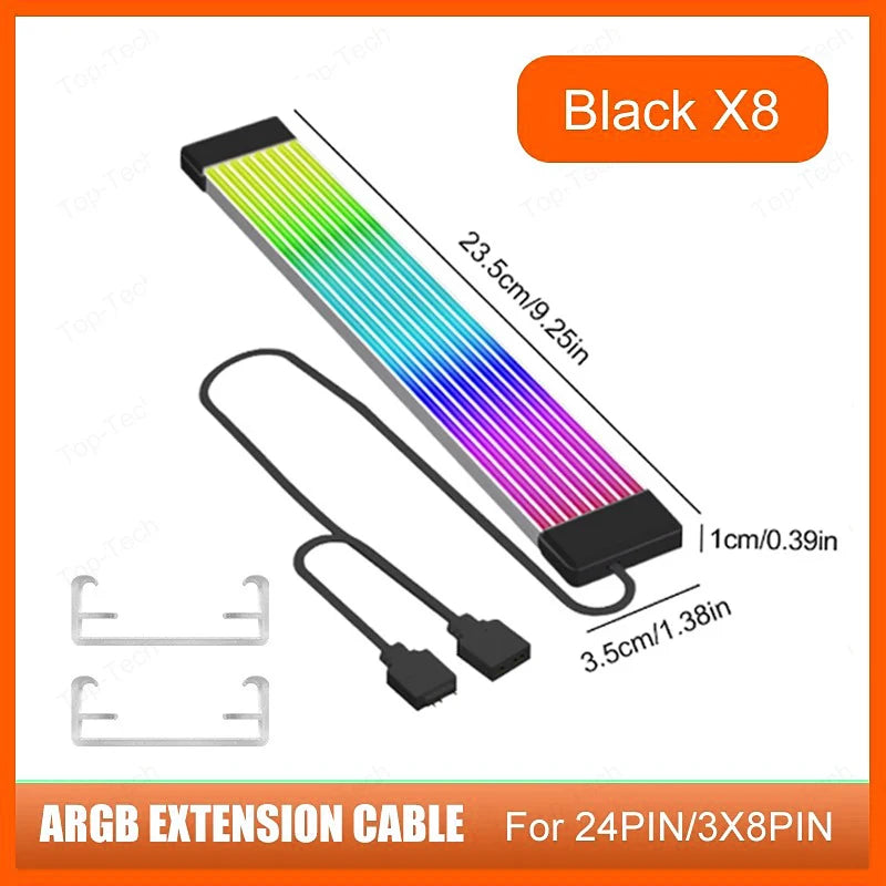 PC RGB Light Strip Cable Extension