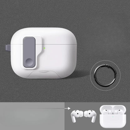 AirPods Protective Case with Carabiner Hook