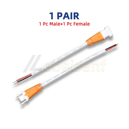 2-Pin LED Power Connector Cable with Lock Buckle