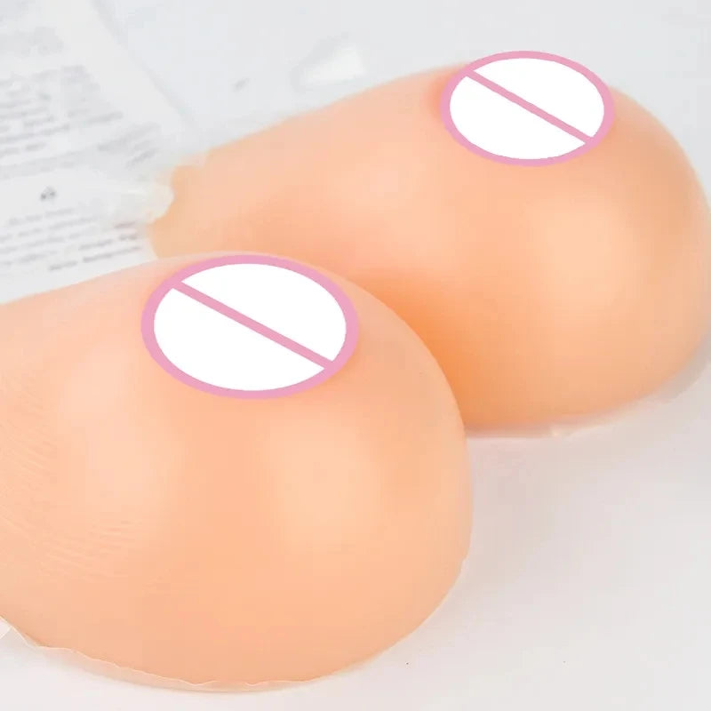 Silicone Breast Forms with Shoulder Straps
