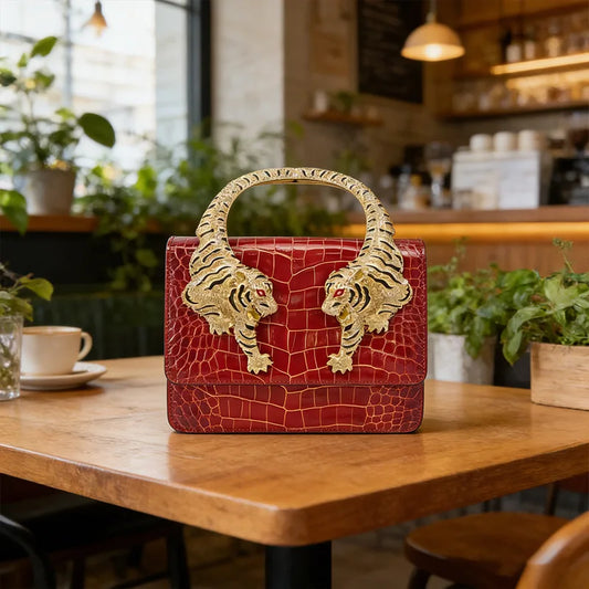 Vintage Mini Top Handle Crossbody Bag
