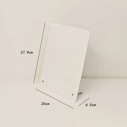 Black Magnetic Bulletin Board with Stand