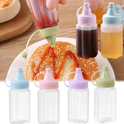 4-Pack Mini Sauce Squeeze Bottles