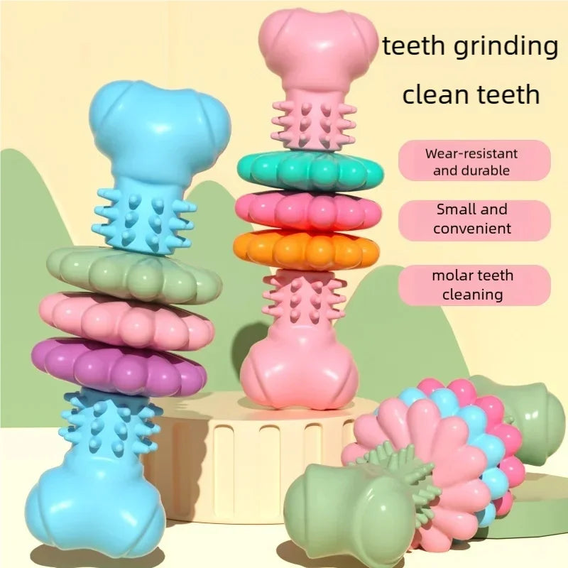 Rubber Bone Chew Toy for Dogs