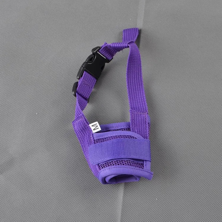 Adjustable Breathable Dog Mesh Muzzle