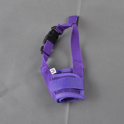 Adjustable Breathable Dog Mesh Muzzle