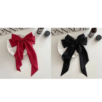 Korean Satin Bowknot Hair Clip