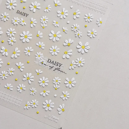5D Cherry Blossom Nail Art Stickers