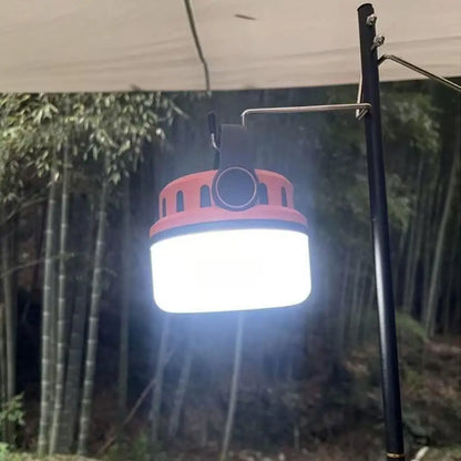Solar Rechargeable Camping Lantern with Hanging Hook