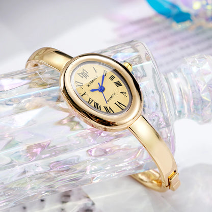 Oval Roman Numeral Quartz Watch
