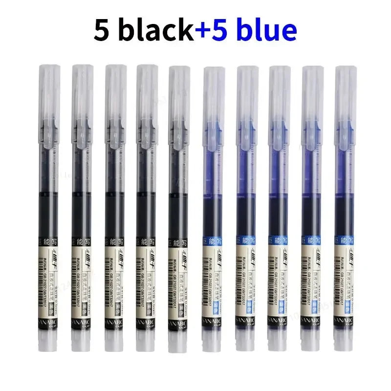 Transparent Ink Tube Liquid Gel Pens