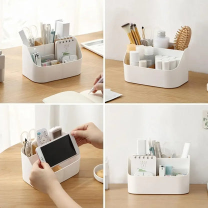 5-Compartment ABS Desktop Storage Organizer Box