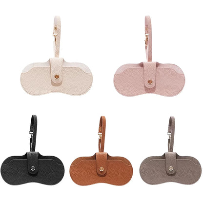 Magnetic Leather Glasses Case