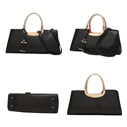 Patent Leather Evening Shoulder Bag