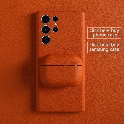 Genuine Leather AirPods Case