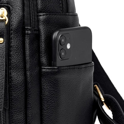 Vintage Leather Backpack for Women